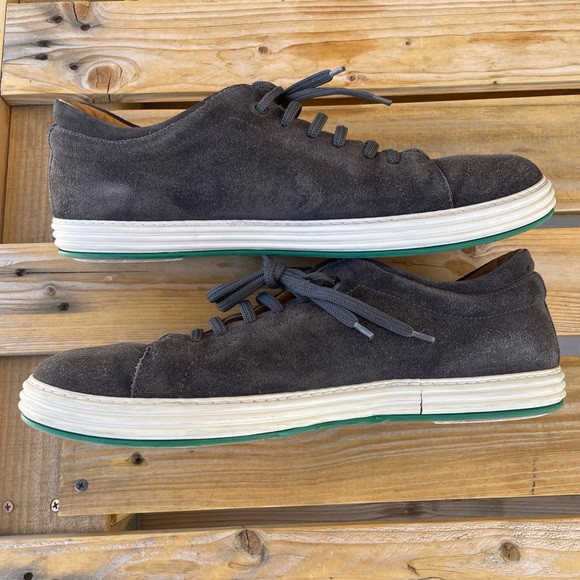 Salvatore Ferragamo Newport Suede Sneakers - Picture 3 of 10